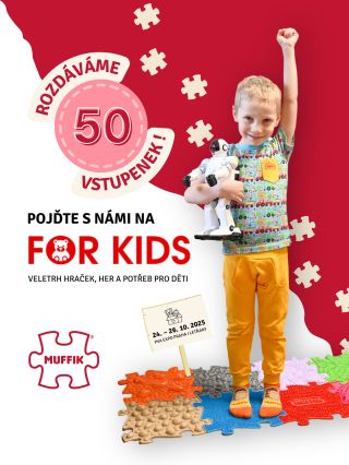 📣 Vstupenky jsou rozdány! DĚKUJEME a těšíme se na vás na místě! 🧩 Pojeďte s námi na veletrh For Kids! Už tento týden vás...