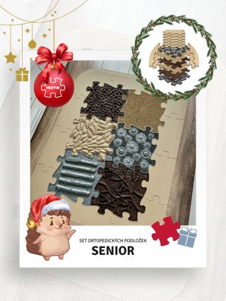 MUFFIKŮV tip na dárek #1 🦔🎁🎄🧩 Set ortopedických podložek Senior 🧩 je složen z měkkých i tvrdých podložek, avšak neobsahuje...