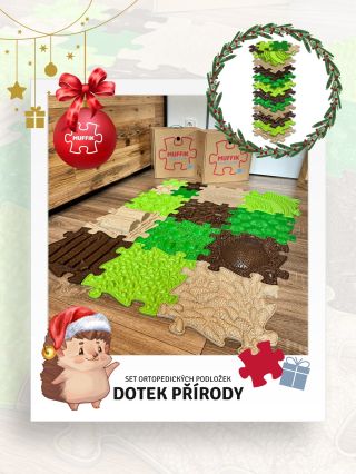 MUFFIKŮV tip na dárek #3 🦔🎁🎄🧩 Objevte kouzlo přírody přímo u Vás doma s naším exkluzivním setem ortopedických podložek...
